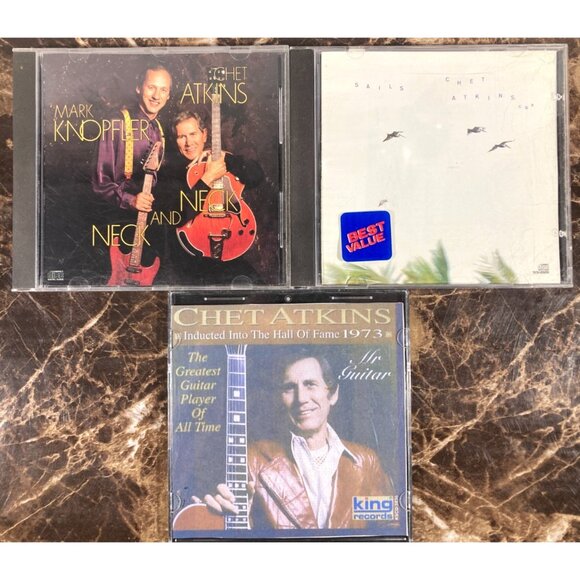Chet Atkins CD Lot of 9 The Essential Guitar Genius Sails Street Dreams Legends - Picture 7 of 8